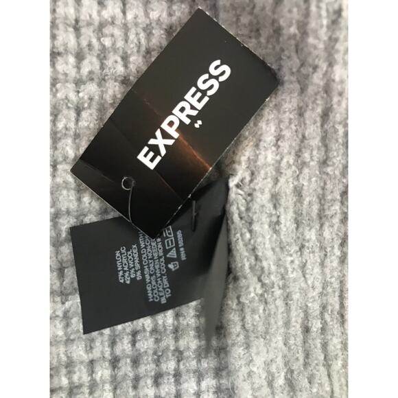 (O) Express Women's Winter Scarf Gray Lot of 2 - Picture 6 of 7